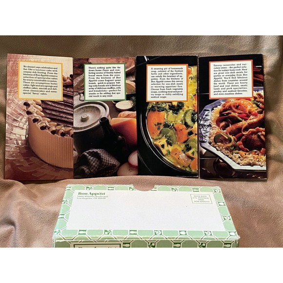 Bon Appetite Homestyle Cooking Pocket Cookbook  Mini Set Of Four Books - Picture 4 of 4